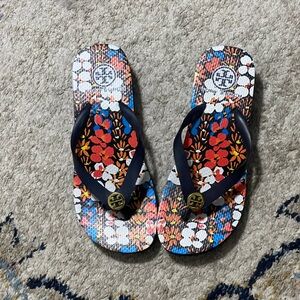 Tory Burch Multicolor Floral Sandals